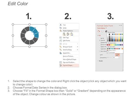 Donut Pie Chart Powerpoint Shapes | Template Presentation | Sample of PPT Presentation ...