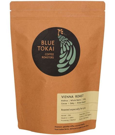 Blue Tokai Coffee Roasters Vienna Roast - Dark Roast | Whole Beans (250 Gm): Buy Blue Tokai ...