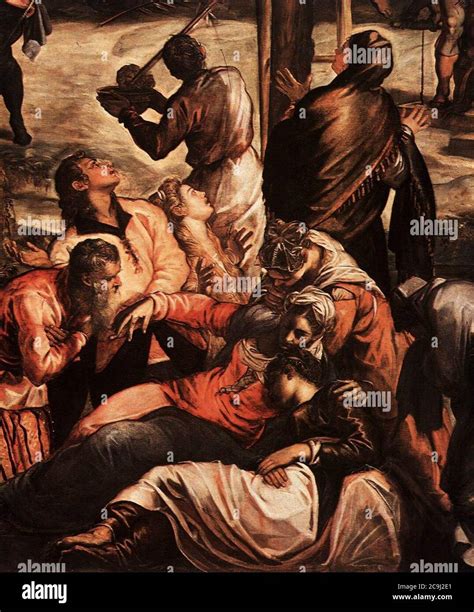 Jacopo Tintoretto - Crucifixion (detail Stock Photo - Alamy