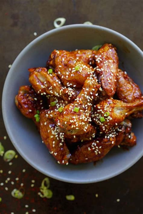 Spicy Korean Chicken Wings | Easy Delicious Recipes