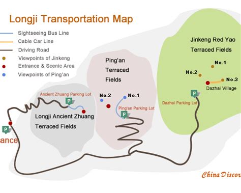 Longsheng Map | Downloadable Longji Rice Terraces Map 2022