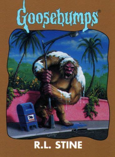 Goosebumps The Abominable Snowman of Pasadena Postcard R.L. Stine Boo…