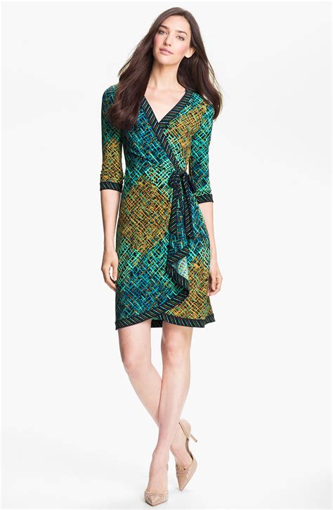 BCBGMAXAZRIA Print Jersey Wrap Dress | Nordstrom