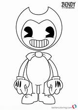 Bendy And The Ink Machine Coloring Pages  Free Printable sketch template