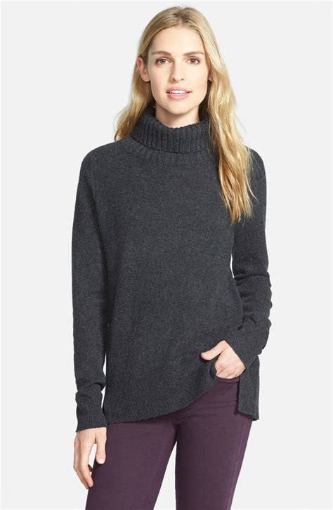 Halogen® Cashmere Turtleneck Sweater (Regular & Petite) | Nordstrom