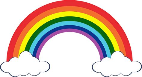 Rainbow images 7 colors of the sky only cliparts | Seni krayon, Kartu, Seni kaligrafi arab