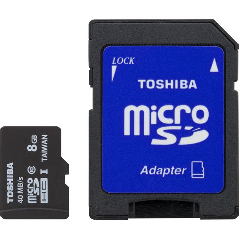 Toshiba 8GB UHS-I microSDHC Memory Card (Class 10) PFM008U-2DCK