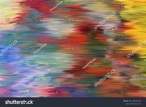 Beautiful Abstract Art Paintings Various Colors Stock Illustration ...