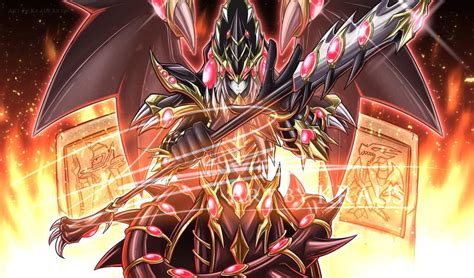 Red-Eyes Dark Dragoon by Kraus-Illustration on DeviantArt | Yugioh dragon cards, Yugioh dragons ...