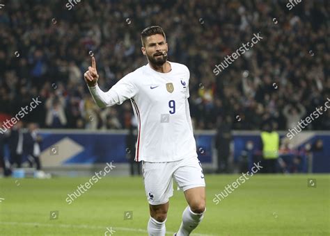 Olivier Giroud France Celebrates His Goal Editorial Stock Photo - Stock ...