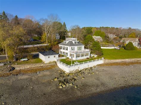 Kittery Point Aerial View, Kittery, Maine, USA Stock Image - Image of aerial, nature: 265152219