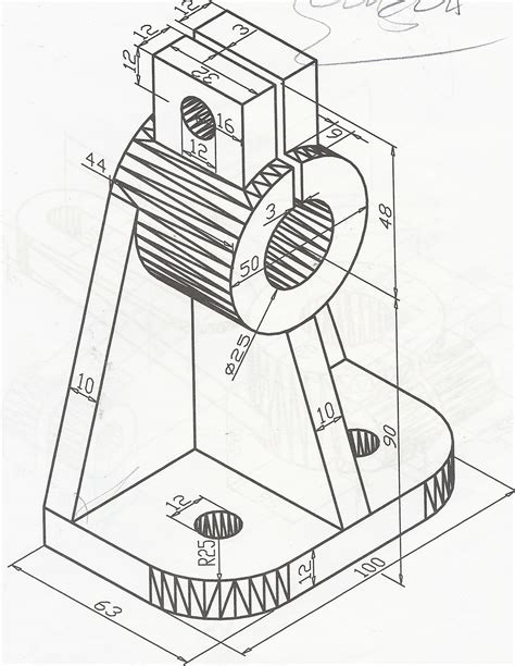 Mechanical Engineering Drawing at GetDrawings | Free download