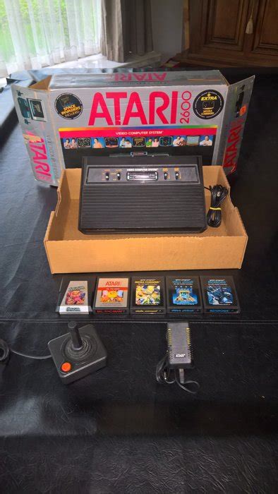 Atari 2600 complete boxed incl 5 games - Catawiki