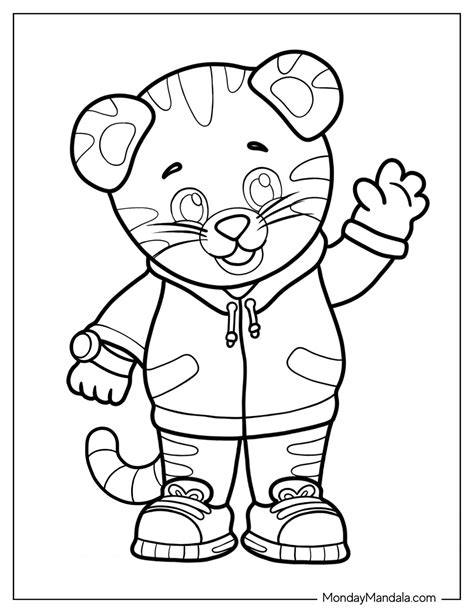 20 Daniel Tiger Coloring Pages (Free PDF Printables)