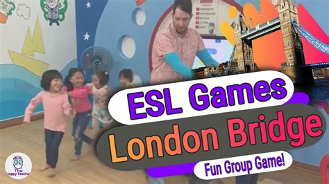 London bridge is falling down| ESL Group Game! [ESL Games and Activities] - YouTube