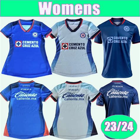 Mexico Cruz Azul Womens Soccer Jerseys: SALCEDO, LIRA, DUENAS, TABO ...