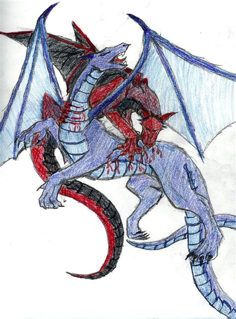 Dragons Fighting by Rahkshad on DeviantArt