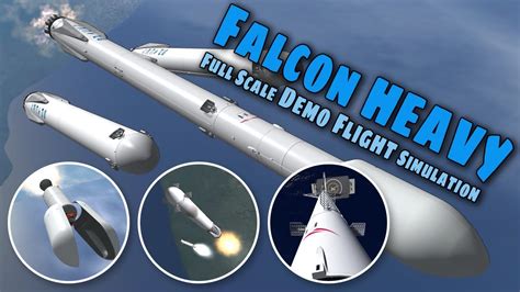 SpaceX Falcon Heavy Demo Flight - Full Scale Simulation with Marcus ...