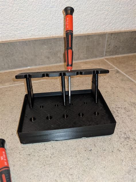Gridfinity Screwdriver Stand shorter by xAqua | Download free STL model | Printables.com