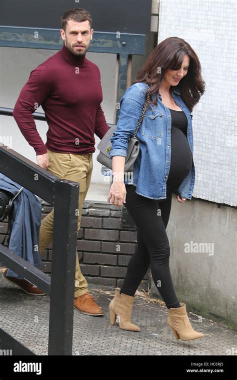 Kelvin Fletcher and wife Elizabeth outside ITV Studios Featuring ...