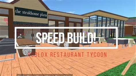 Restaurant Tycoon | Speed build Roblox | 2 | Doovi