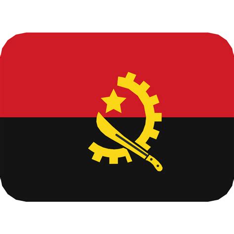 Flag For Flag Angola Vector SVG Icon - SVG Repo