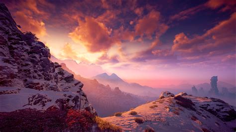 Horizon Zero Dawn VII Snowy Mountains Wallpaper, HD Games 4K Wallpapers ...