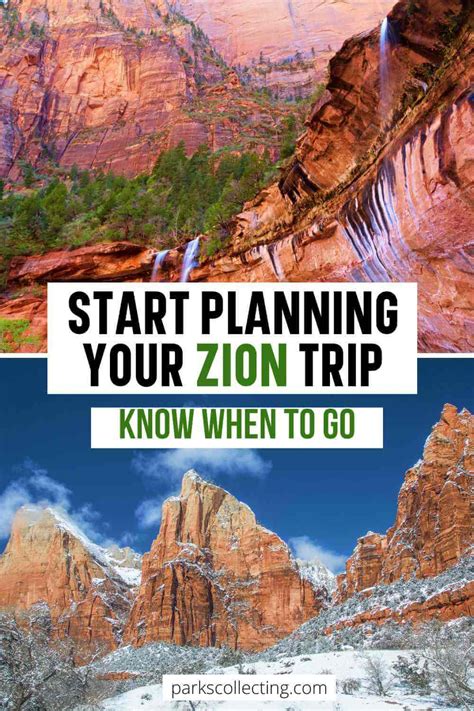 The Best Time Of Year To Visit Zion National Park