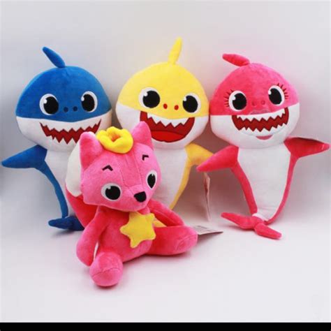 pinkfong baby shark Soft toy only no music pinkfong -ht 26cm baby shark ht -32cm | Shopee Singapore