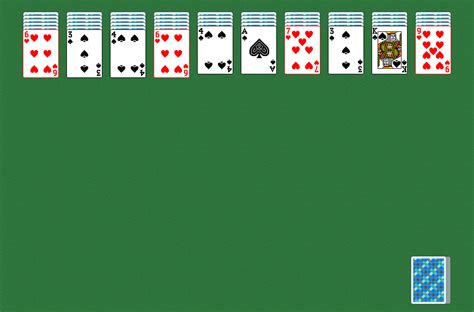 Spider Solitaire 2 suits: online free card game