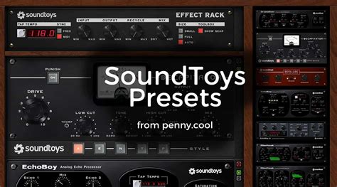 Presets for SoundToys plugins Sets 1 & 2 | Penny Cool Studio