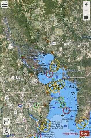 ESCAMBIA BAY EXTENSION (Marine Chart : US11378_P16) | Nautical Charts App