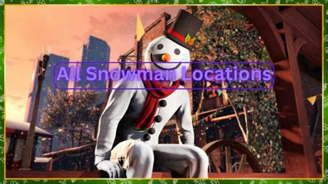 All GTA Online Snowman Locations - We Game Daily