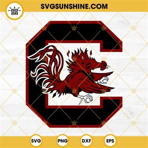 South Carolina Gamecocks Logo SVG PNG DXF EPS Cut Files