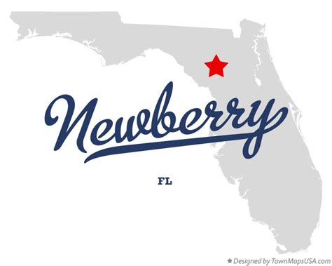 Map of Newberry, FL, Florida