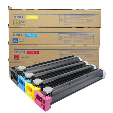 Copier Toner Cartridge Tn711 For Konica Minolta Bizhub C654 C754 Toner Cartridge Compatible ...