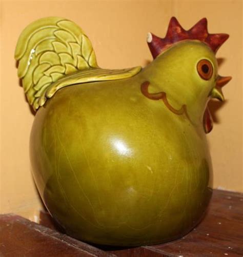 Antique Ceramic Rooster Cookie Jar | BackYard Chickens