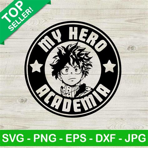 Boku Hero Academia SVG, My Hero Academia SVG, Starbucks Coffee Logo SVG