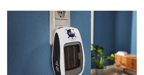 Lidl £15 plug in heater costs just 21p to run and heats a whole room ...