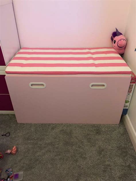 IKEA STORAGE/TOY BENCH WITH CUSHION | in Cheltenham, Gloucestershire | Gumtree