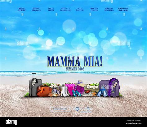 MOVIE POSTER, MAMMA MIA!, 2008 Stock Photo - Alamy