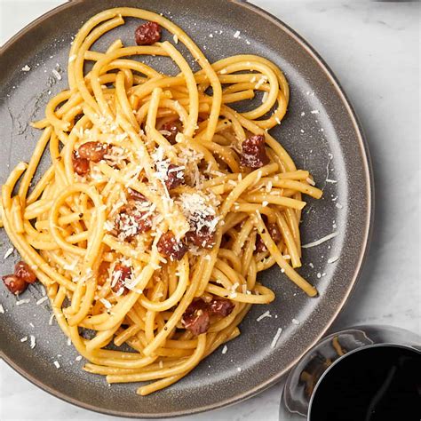 Traditional Bucatini Carbonara with Guanciale | Casual Epicure