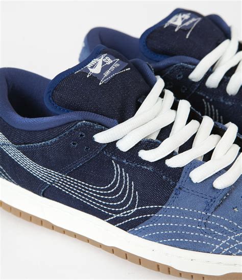 Nike SB Dunk Low Pro Premium 'Sashiko' Shoes - Mystic Navy / Sail - My | Releases.Flatspot