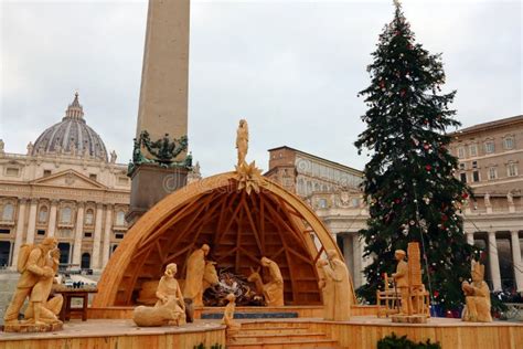 Vatican City, Holy See - Christmas Nativity Scene in the Vatican at ...