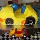 Coolest Go Kart Birthday Cake Design