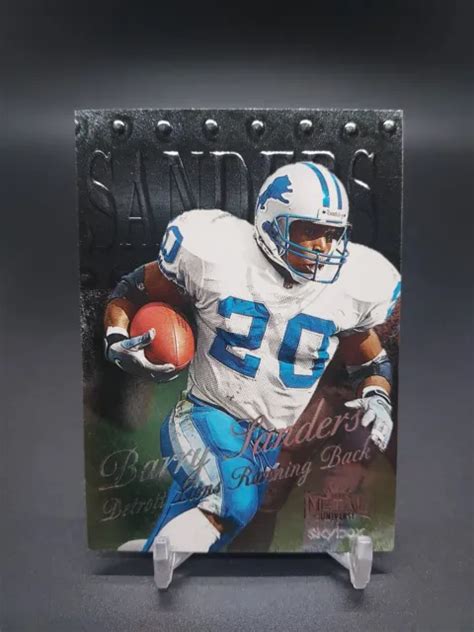 1999 SKYBOX METAL Universe #175 Barry Sanders Detroit Lions HOF EUR 1 ...