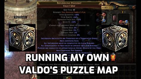 POE: Playing My Own Valdo's Puzzle Box Map - YouTube