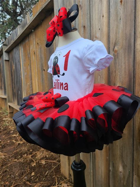 Ladybug Birthday Outfit Ladybug Tutu Ladybug First Birthday - Etsy