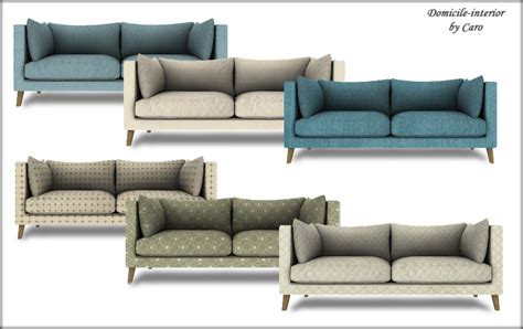 Domicile-interior: Paisley/Mari Samarium sofa | Sims 4 bedroom, Sims 4 ...