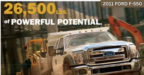 Explore the 2011 Ford F550 Towing Capacity (Full Towing Charts) - The ...